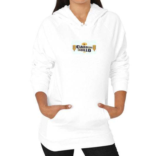 Hoodie (on woman) White - Carolina Cadillo Merchandise