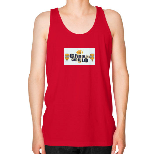 Unisex Fine Jersey Tank Red - Carolina Cadillo Merchandise
