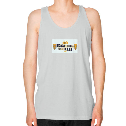 Unisex Fine Jersey Tank Silver - Carolina Cadillo Merchandise