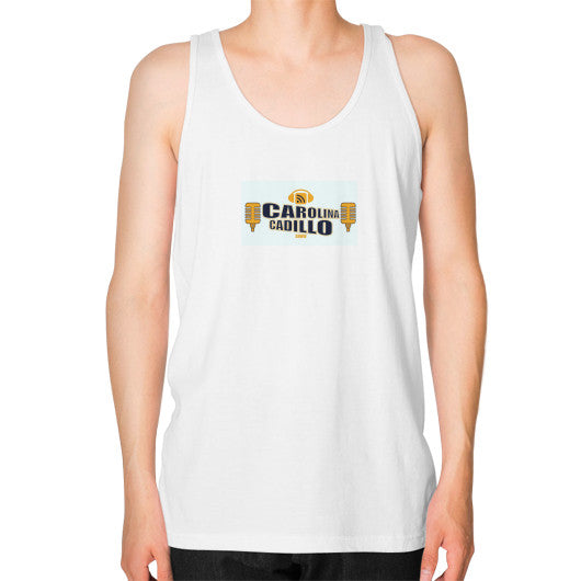 Unisex Fine Jersey Tank White - Carolina Cadillo Merchandise