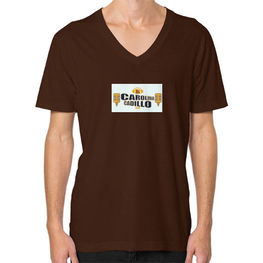 V-Neck (on man) Brown - Carolina Cadillo Merchandise