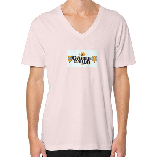 V-Neck (on man) Light pink - Carolina Cadillo Merchandise