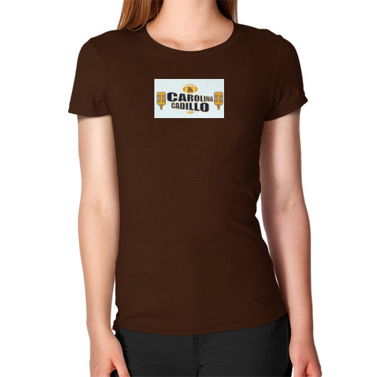 Women's T-Shirt Brown - Carolina Cadillo Merchandise