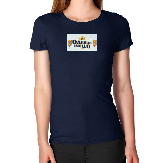 Women's T-Shirt Navy - Carolina Cadillo Merchandise
